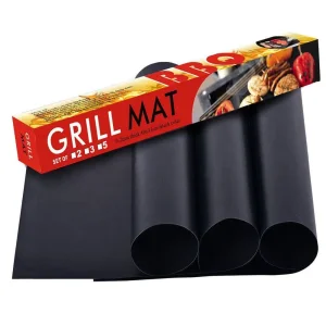 Venda Quente Tapete de Silicone Preto FDA para Churrasco