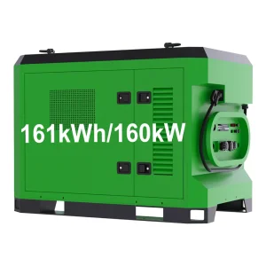Ruisu 161kwh Vehículo de Carga Rápida Móvil de CC 160kw para Autobuses Eléctricos y Flotas de Transporte