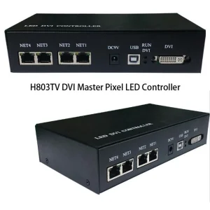 OEM H803TV Online Madrix Master Controller DVI HDMI Interface for 3D and Music Effect Manufacturer, Supplier