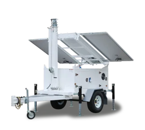 Portable Light Tower Solar Wind Hybrid System