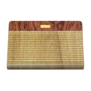 Customized Luxury Wooden Women's Handbags with Chains