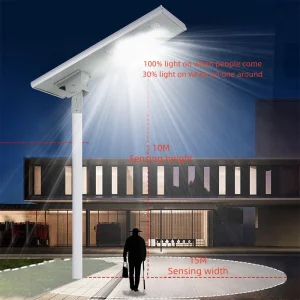 LED Solar Security High Bright Street Lights Lamp Solar Remote Control Motion Sensor Farolas Solares