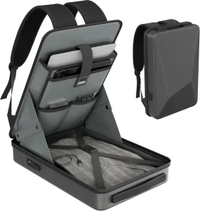 Mochila para Laptop à Prova d'Água Mini Starlink com Cabos, Mochila de Viagem com Suporte e Antifurto