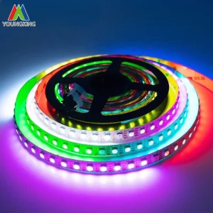 Addressable LED Strip Magic LED Strip 96 LEDs/M Bulit-in IC Apa102 5050 RGB 5V 12mm PCB RGB LED Strip