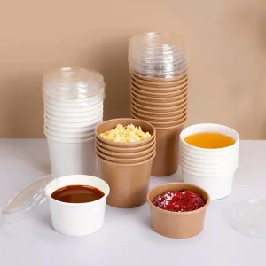 High Quality Durable Single Wall Paper Soup Bowl