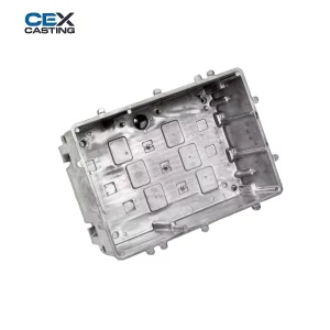 OEM Aluminum/Zinc/Copper/Iron/A319/ADC10/Alsi12/Aluminium Squeeze Casting/Die/Sand/Lost Wax/Precision Casting ECU Housing for Auto Parts/Engine/Electronics