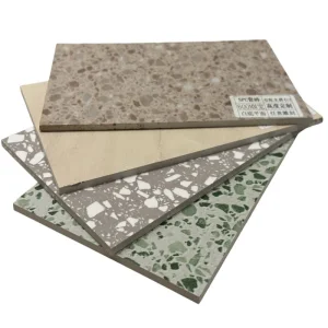 Factory Customized Home Decoration Spc WPC UV Concavo-Convex Style Marble Fabric Carbon Stone Sheet Wood Fiber Flexible Crystal 3D Wall Panel PVC Marble Sheet