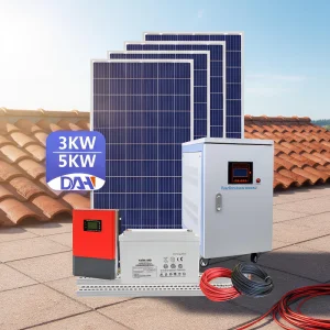 Dah Residential Use off Grid 3 Kw 5 Kw 10 Kw Solar Energy Storage System with LiFePO4 Battery Built in