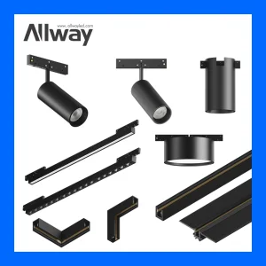 Sleek 5mm Wide Aluminum Magnetic Track Lighting for Museums