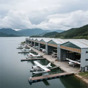 Bolt Connection Standard Package Q355 Q235 Steel Structure Prefabricated Hangar