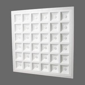 Manufacturer Indoor Surface Mounted Backlit Square 40W/48W Grid LED Panel 600X600mm LED Panel Light