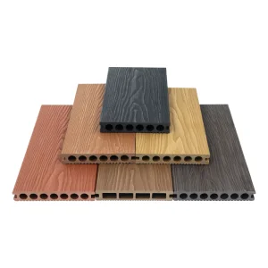Environmentally Safe Co Extruded WPC Decking No Chemicals Decking