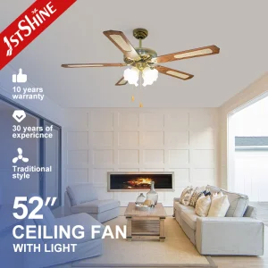 1stshine Ceiling Fan 100% Copper Motor for Hotel