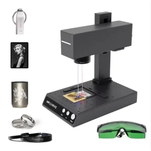 Mr Carve M4 Mini DIY Metal Nonmetal 2-in-1 New DXF Support Fiber Laser Marking &amp; Engraving Machine for Factory Home Use