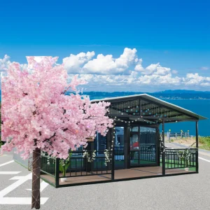 Contemporary Container Home with Generous Living and Working Spaces