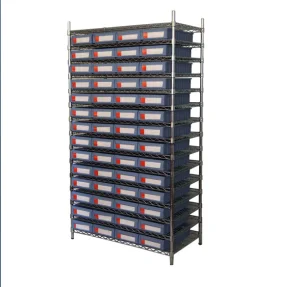 Light Duty Bin Shelving Modular Storage System for Tool Management