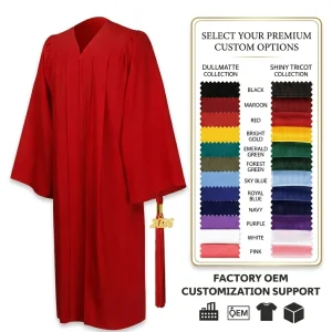 2026 Unisex Academic Graduation Gown