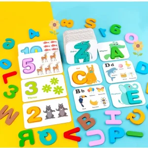 Popular Hot Selling Digital Letter Cognitive Learning Card Montessori Kids Toys High Quality Early Education Educational Toys