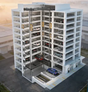 Tabitha Pcy Commercial Fast Speed Multistorey Platform-Lifting Automatic Smart Robot Parking System