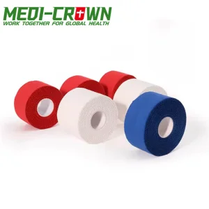 White Tan Color Perforated Cotton Fabric Zinc Oxide Plaster Sparadrap Adhesive Tape