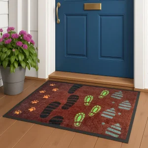 Custom PP Nylon Rubber Golf Non Anti Slip Welcome Home Entrance Foot Foam Prayer Front Logo Printed Bath Bathroom Kitchen Floor Door Mat Modern