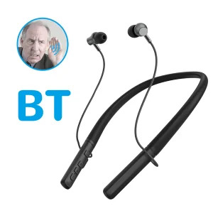 Novos Chegados Fones de Ouvido Sem Fio em Forma de Colar Custo de Aparelhos Auditivos Recarregáveis