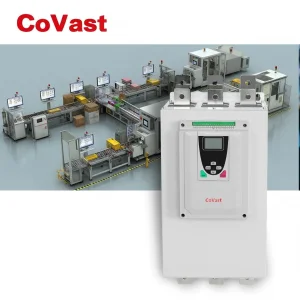 Covast Cse-T3-132-E Protector de Armario de Arranque Suave Inteligente en Línea para Motores