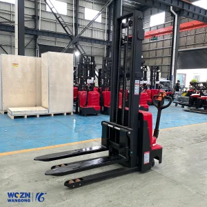 WGZN 1.5T Walkie Stacker Low Gravity Anti Slip Chassis For Logistics Warehouse Medium Cargo Stacking