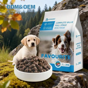 Comida seca para perros de pescado fresco, alta en proteínas y libre de granos con sabor a carne de res 500g