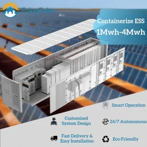 Contenedor de Almacenamiento de Baterías de Litio Solar Ecológico 40FT