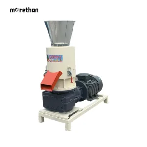 60-1200kg/H آلة صنع الكريات الخشبية من الكتلة الحيوية مع صفيحة مسطحة لضغط نشارة الخشب بجودة جيدة آلة صنع الكريات الخشبية