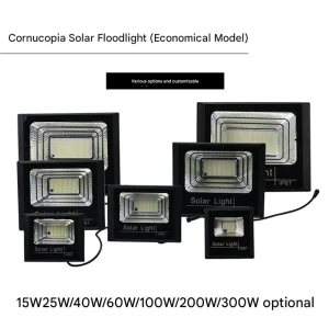 Heavy-Duty Solar-Powered Floodlight for Industrial Sites and Outdoor Security