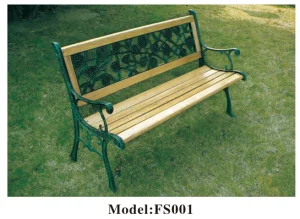 Metal Wooden Bench