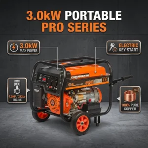 2.5kw 7HP مولد بنزين محمول