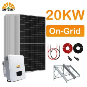 My Solar 20kw 20 Kw on Grid Ground Mounted Solar Panels
