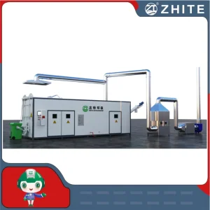 Fixed Medical Waste Treatment Equipment with Microwave Sterilization Disinfection System