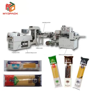 Máquina de Embalagem de Macarrão Instantâneo, Noodles, Macarrão, Pesagem e Embalagem, Equipamento de Embalagem, Máquina de Envoltório com Um Pesador