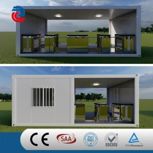 كشك الحراسة، صندوق التعبئة، منطقة المناظر الطبيعية المجتمعية، غرفة الواجب المدفوع، غرفة حاوية صغيرة قابلة للتحريك لشخص واحد