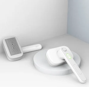 Pet Self-Cleaning Grooming Brush with Negative Ion for Dogs and Cats