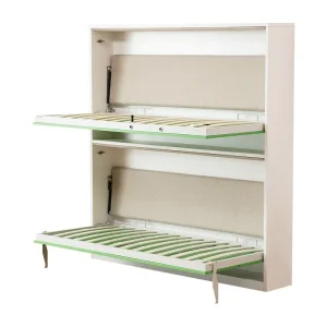 Cama Murphy plegable de tamaño pequeño personalizable para estudiantes, cama de pared con camas invisibles superiores e inferiores, mueble para el hogar