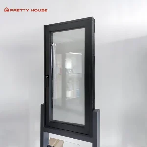 Aluminum Wind-Proof Earthquake-Resistant Tempered Double Glass Casement Window