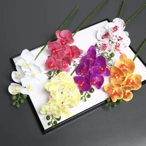 Bedroom Bliss Artificial Flower Decoration Creates Relaxing Ambiance Sophisticated Charm Peony Healing Spaces Feel Small Shade Orchid