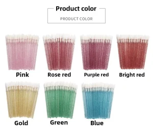 Virilashes Crystal Lip Brushes for Eyelashes &amp; Tool Use