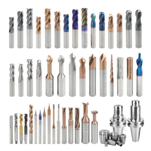 High Feed Solid Carbide Endmills Flat Square End Mill CNC Machine Tool Cutting Chamfer Tool CNC Milling Cutter for Metal