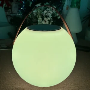 Wireless Speaker Portable Speaker LED Ball Lamp Table Lamp for Home Decorative