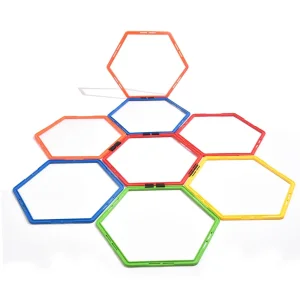 Sport Equipment Hex Ring for Foot Training Agility Hurdle