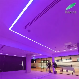 Luminárias lineares RGB/RGBW com controle remoto RF que mudam de cor