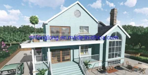 Casa Prefabricada de Acero Vivienda de Acero Ligero Villa de Acero Ligero 2-31