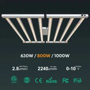 Pro Commercial Full Spectrum COB Aluminum Folding 800W