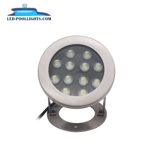High Power IP68 Waterproof Stainless Steel Swimming Pool Astral 36W LED Underwater Light Solar Powered LED Spot Light